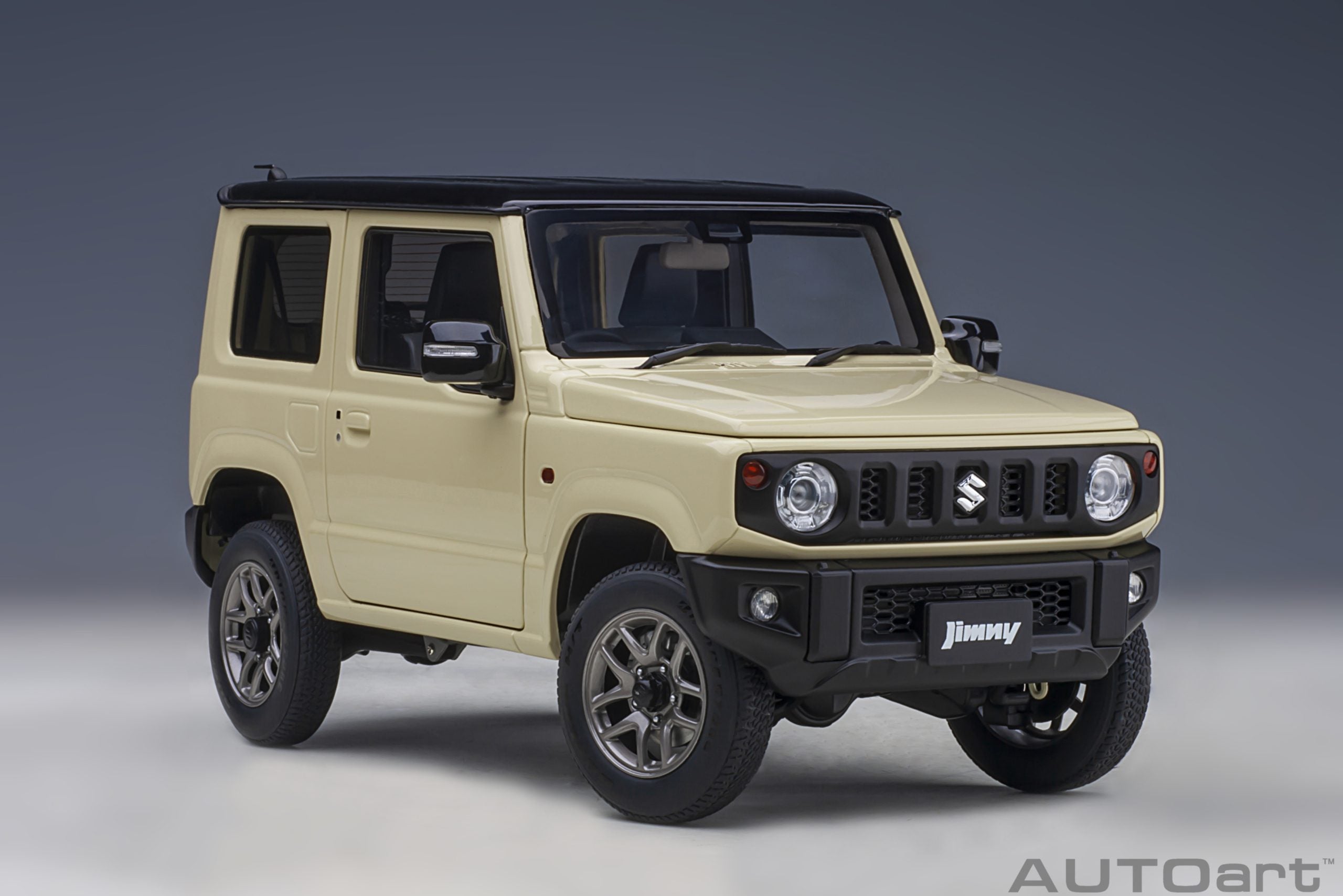 AUTOart 1:18 Suzuki Jimny (JB64) (Chiffon Ivory Metallic with Black roof) 78500