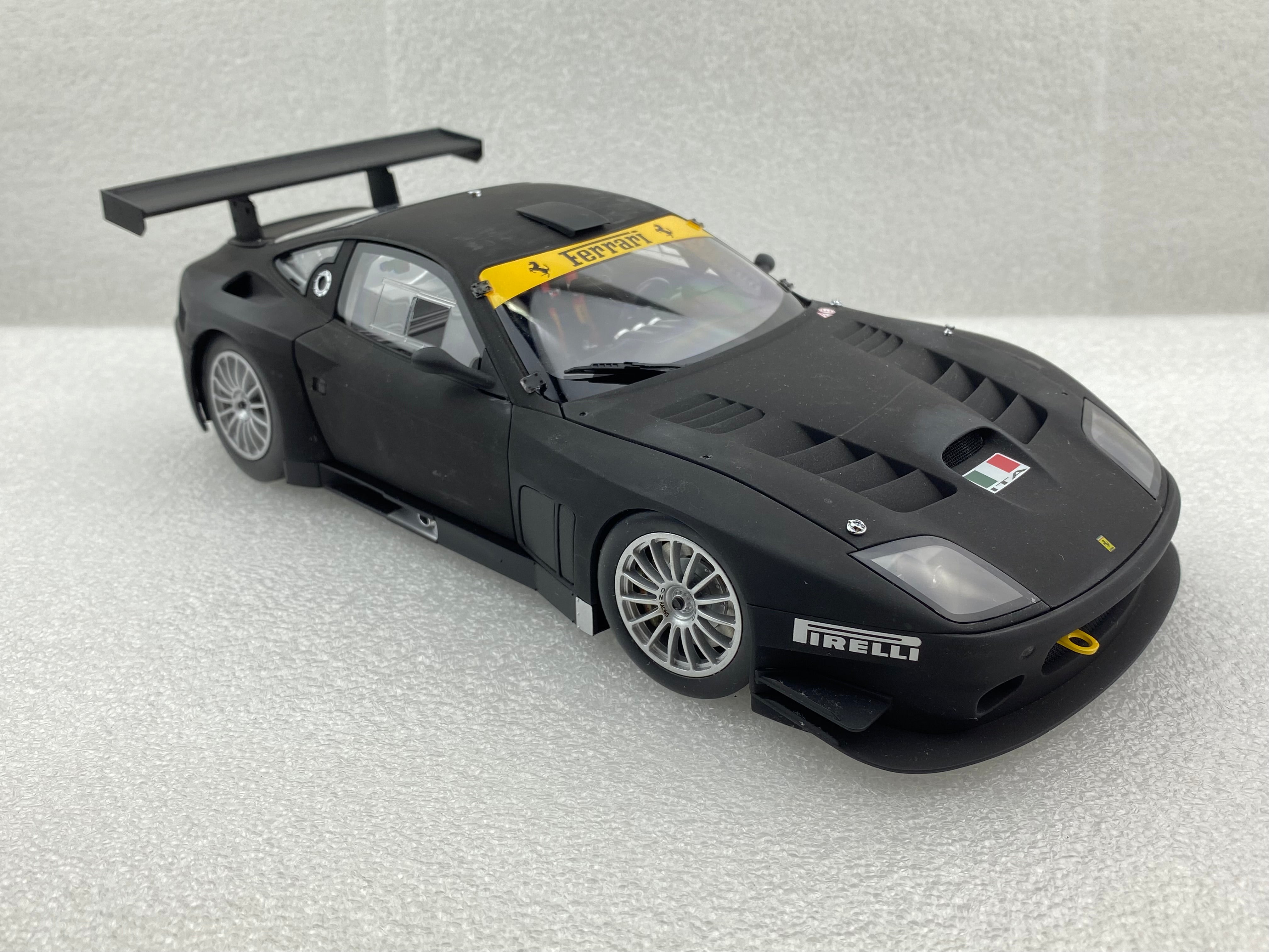 Kyosho 1:18 Ferrari 575 GTC Evoluzione 2005 Matt Black 08392A (Clearance Final Sale)