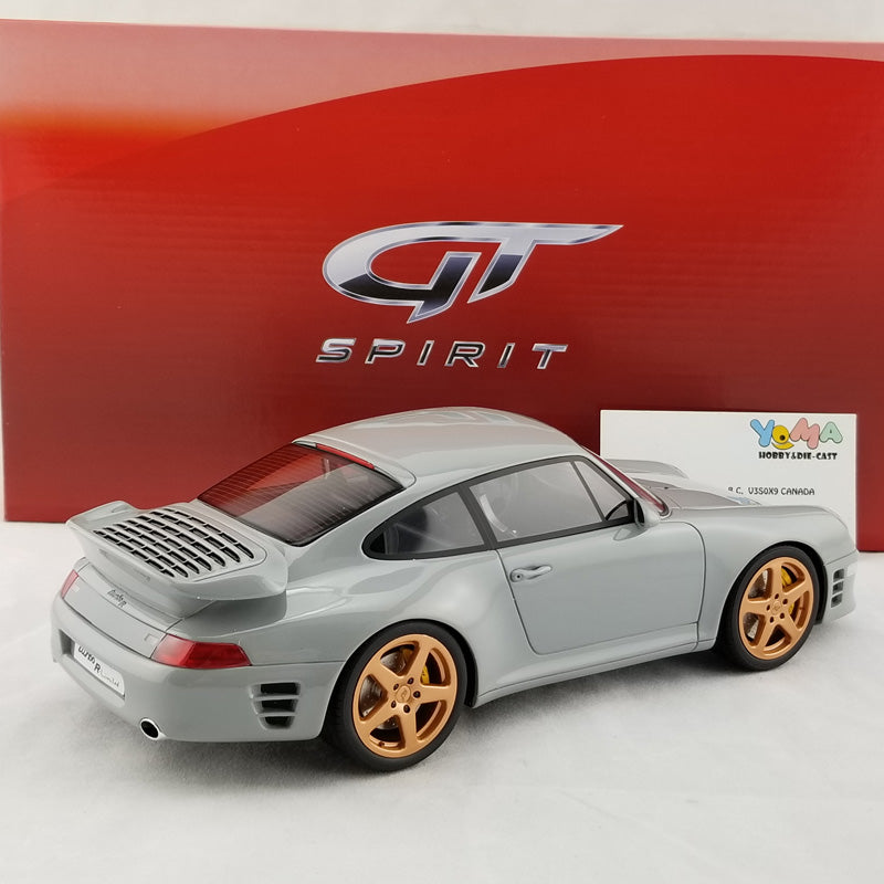 GT Spirit 1:18 Porsche 911 (993) Turbo R by Ruf in Grey GT145