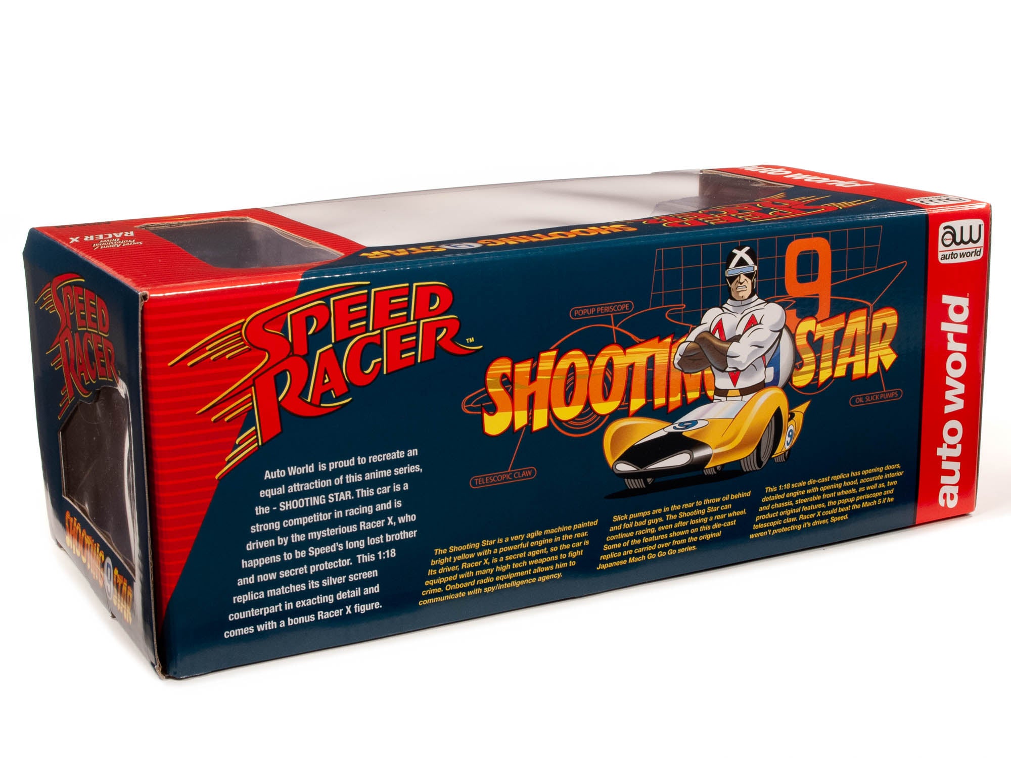 Speed Racer Shooting Star with Racer X Figure 1:18 Scale