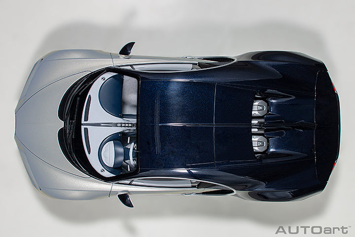 BUGATTI CHIRON 2017 (GLACIER WHITE/ATLANTIC BLUE)