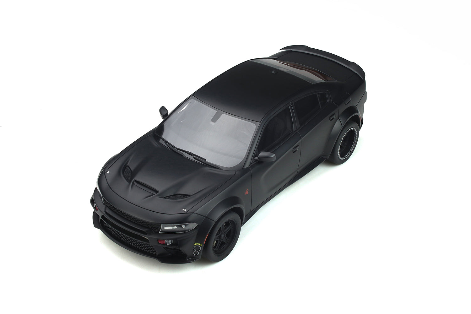 GT Spirit 1:18 2020 Dodge Charger SRT Hellcat Widebody Tuned by Speedkore Matte Black GT301