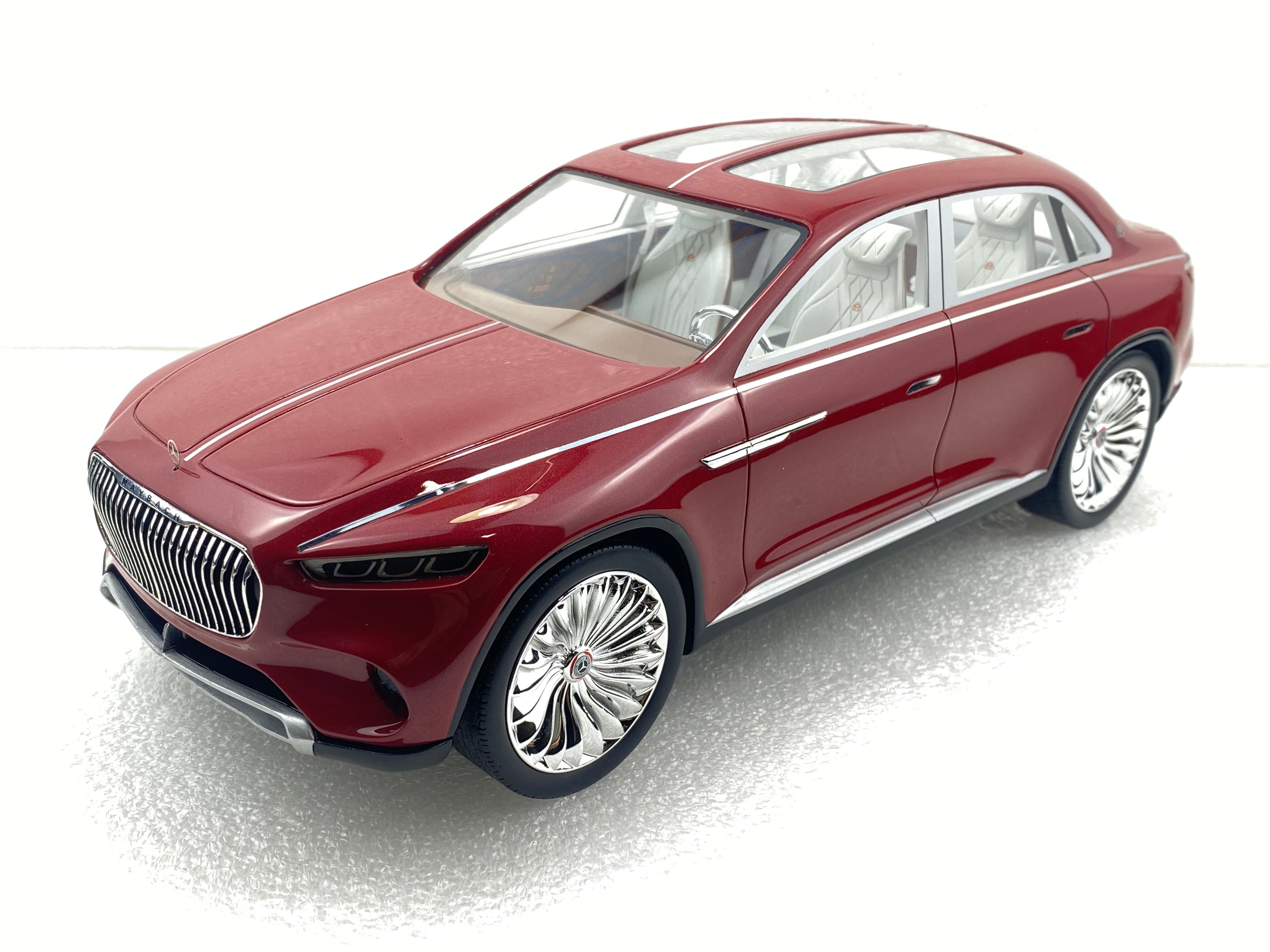 Schuco 1:18 Mercedes-Benz Maybach Ultimate Luxury Red 450018400 (Clearance Final Sale)