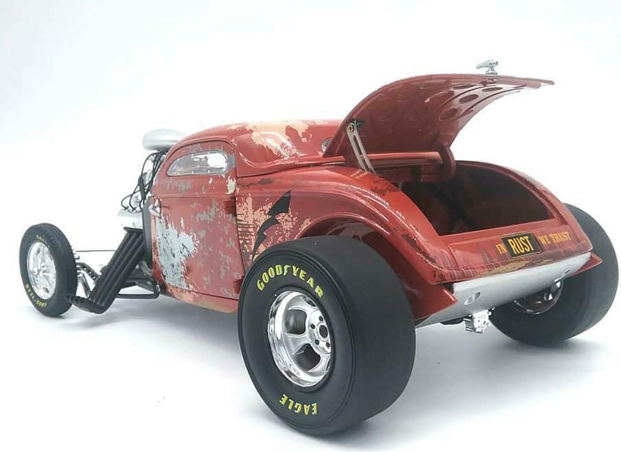 GMP 1:18 1934 Blown Altered Coupe - Rusted Steel GMP-18979
