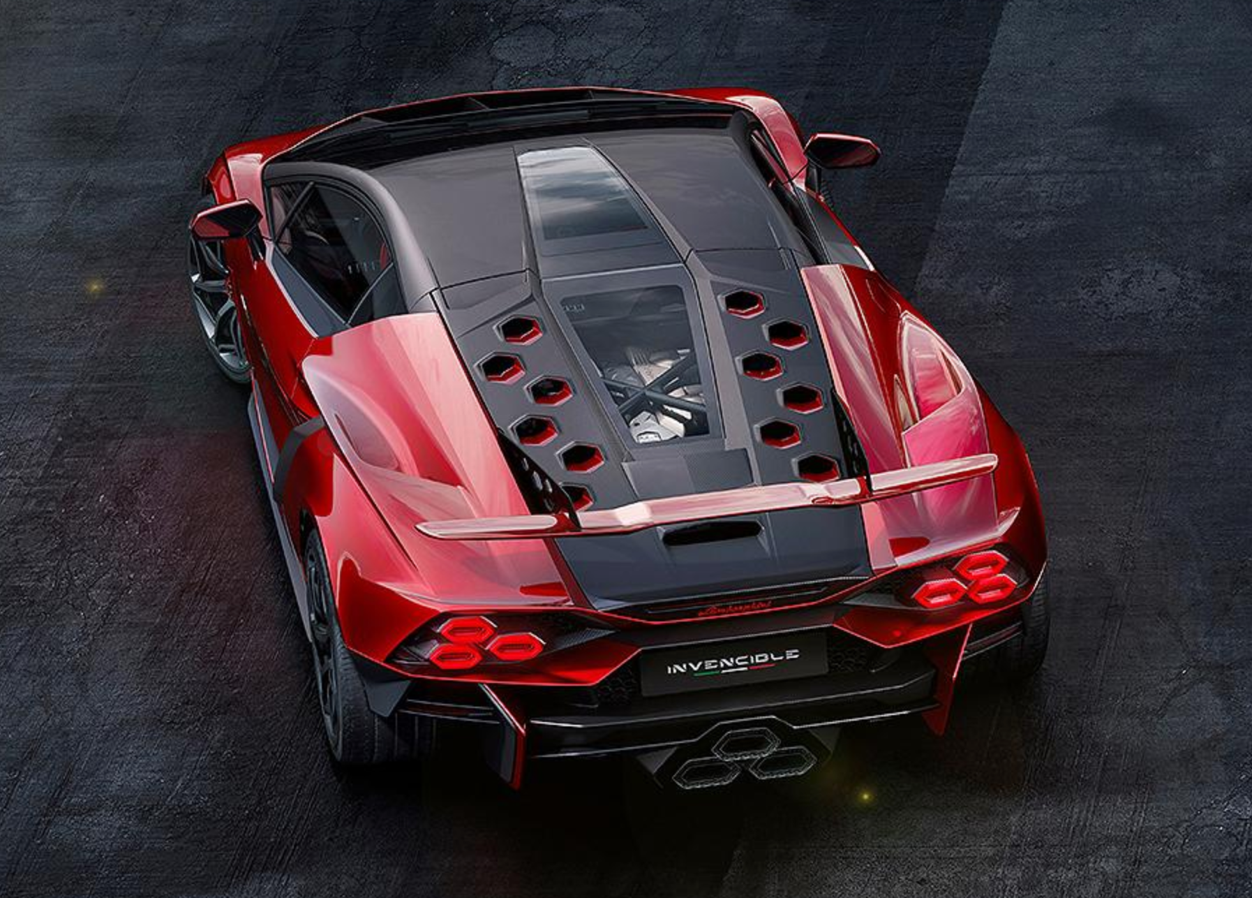 Lamborghini Invencible - Rosso Efesto - 1:18