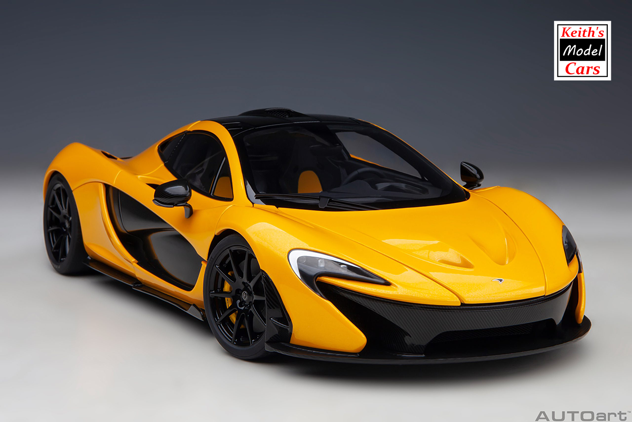 [1/18 Scale] McLaren P1 in Volcano Yellow (with yellow calipers) by AUTOart Models