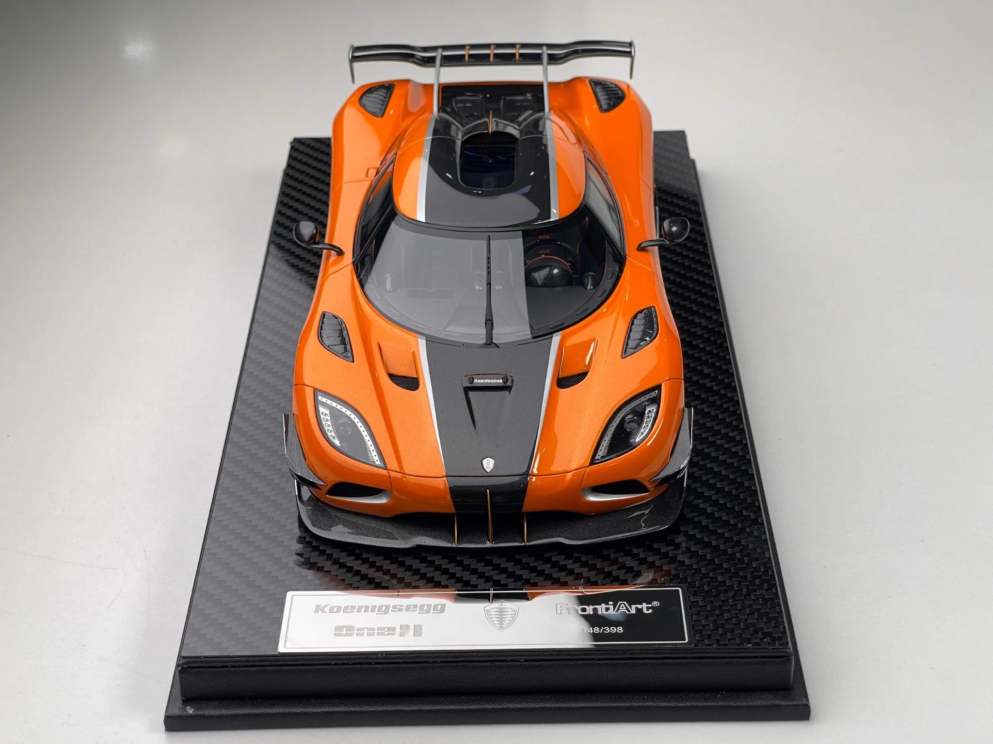 Frontiart 1:18 Koenigsegg Agera RS One of 1 Orange Carbon F055-18