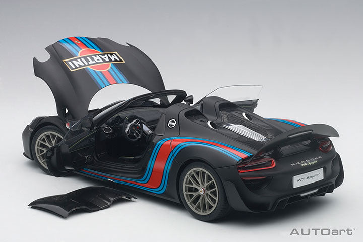 PORSCHE 918 SPYDER WEISSACH PACKAGE (BLACK/MARTINI LIVERY)