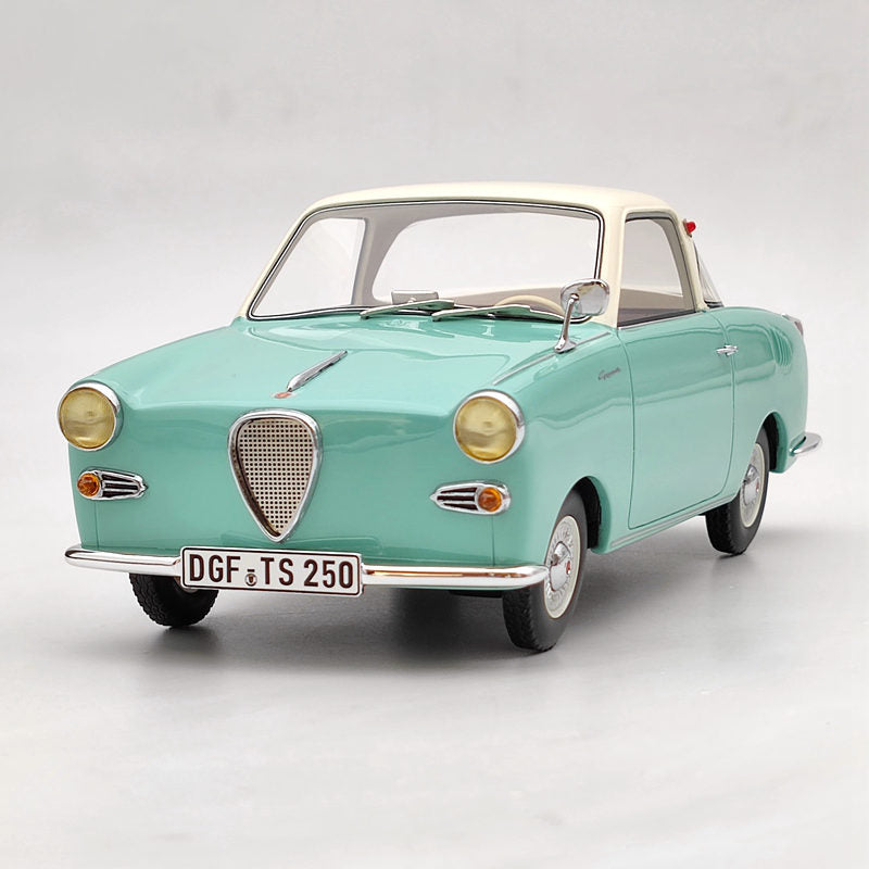 1/18 Schuco Goggomobil Coupe TS 250 Blue Resin Model Car Limited Collection