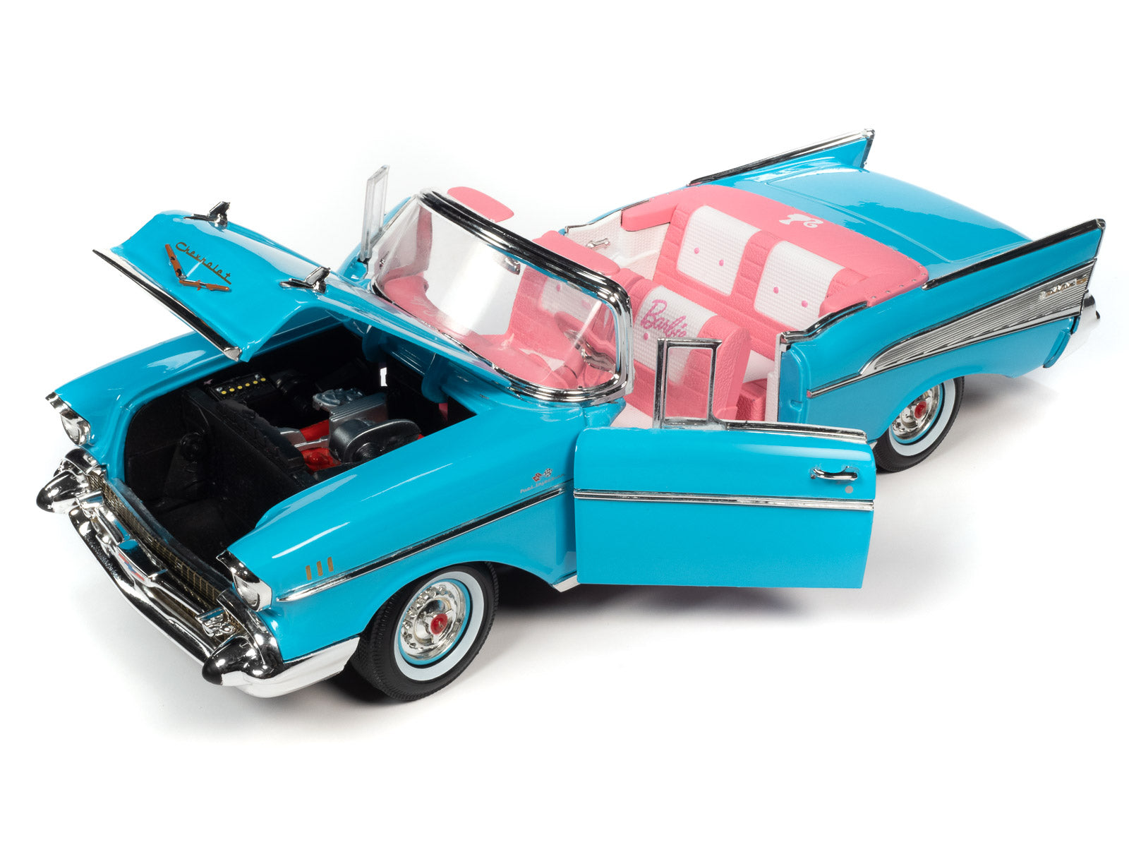 Barbie 1957 Chevy Bel Air Convertible (Aqua Blue) 1:18 Scale