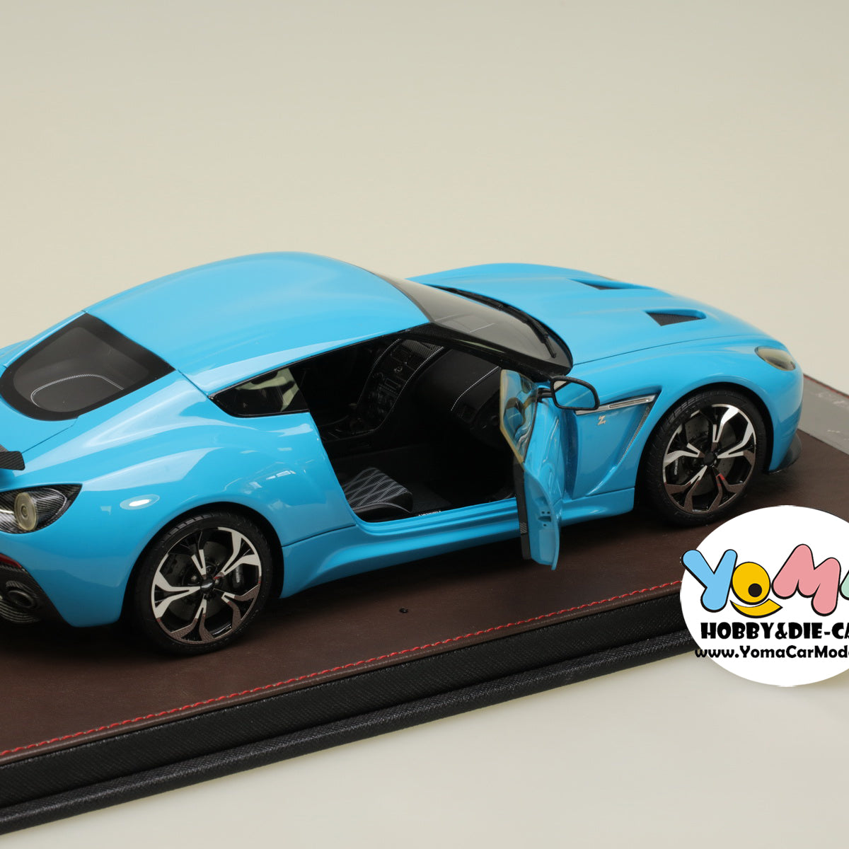 Frontiart 1/18 Aston Martin V12 Zagato Open Tiffany Blue FA009-33