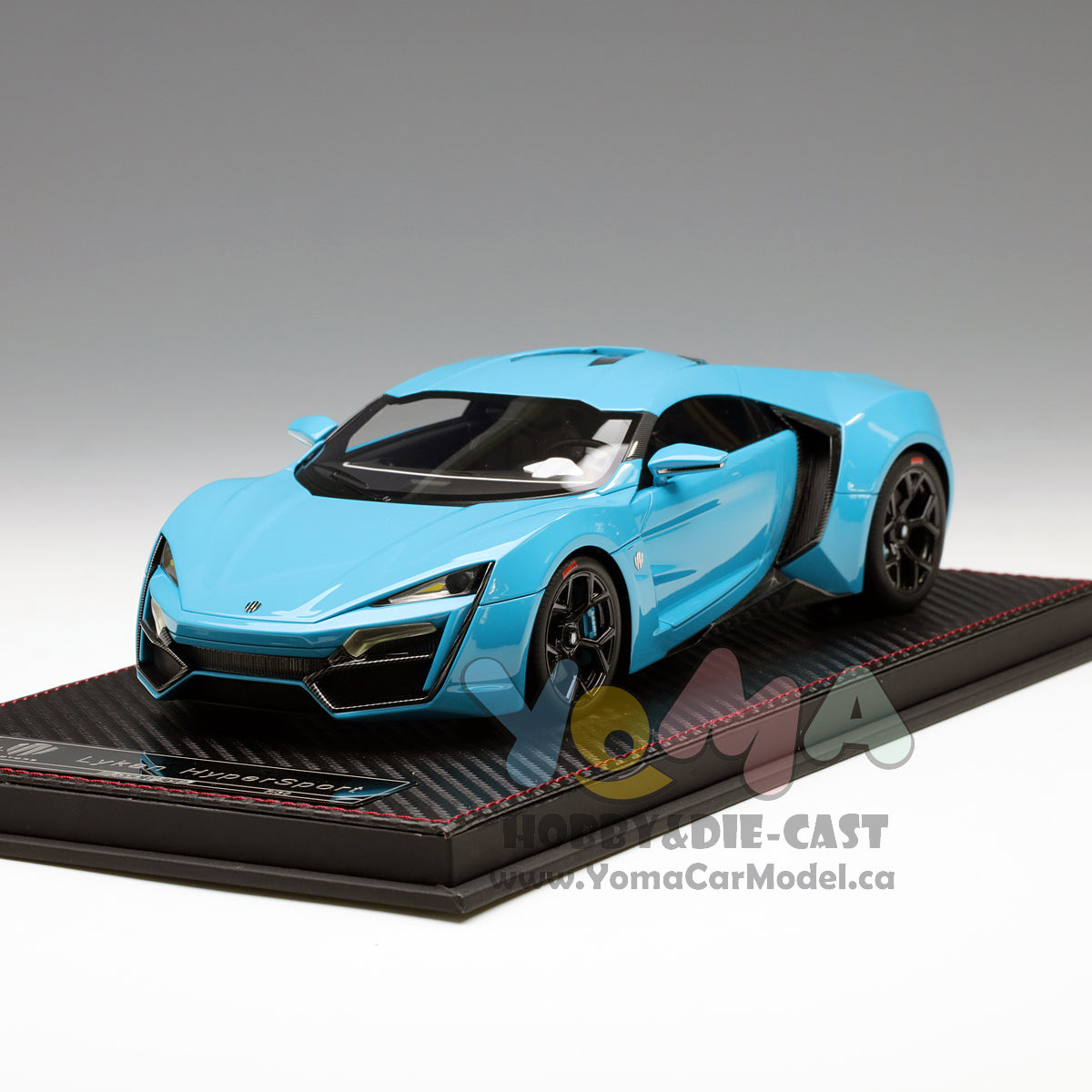 Frontiart 1:18 W Motor Lykan Hypersport Tiffany Blue F030-33