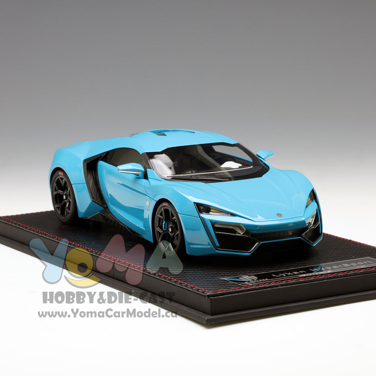 Frontiart 1:18 W Motor Lykan Hypersport Tiffany Blue F030-33