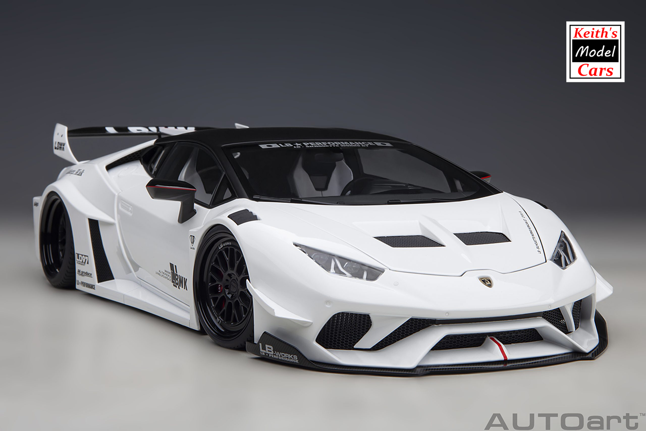 [1/18 Scale] Liberty Walk LB Silhouette Lamborghini Huracan GT in White by AUTOart Models