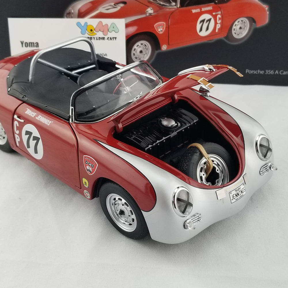 Schuco 1:18 Porsche 356A Speedster #77 Bruce Jennings 450030700