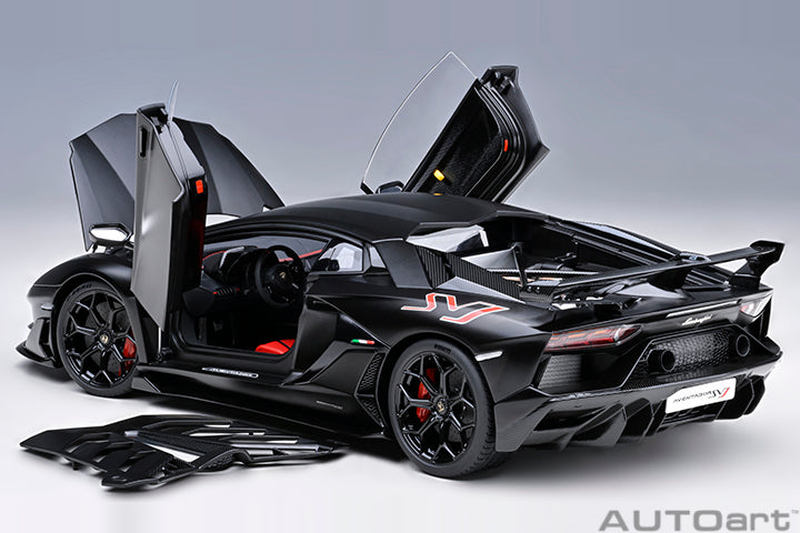 LAMBORGHINI AVENTADOR SVJ (NERO NEMESIS/MATT BLACK)