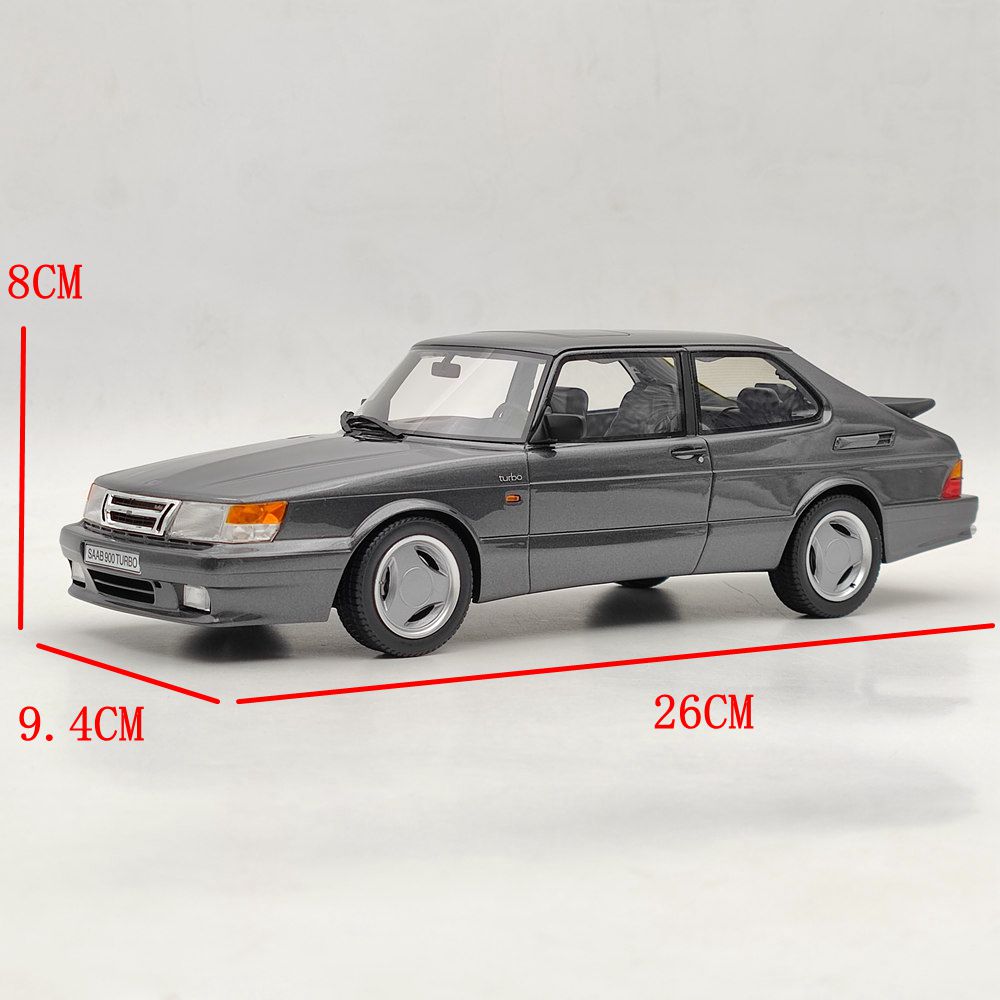 DNA Collectibles 1/18 Saab 900 Turbo T16 Airflow Grey DNA000113 Resin Model Car Toys Gift