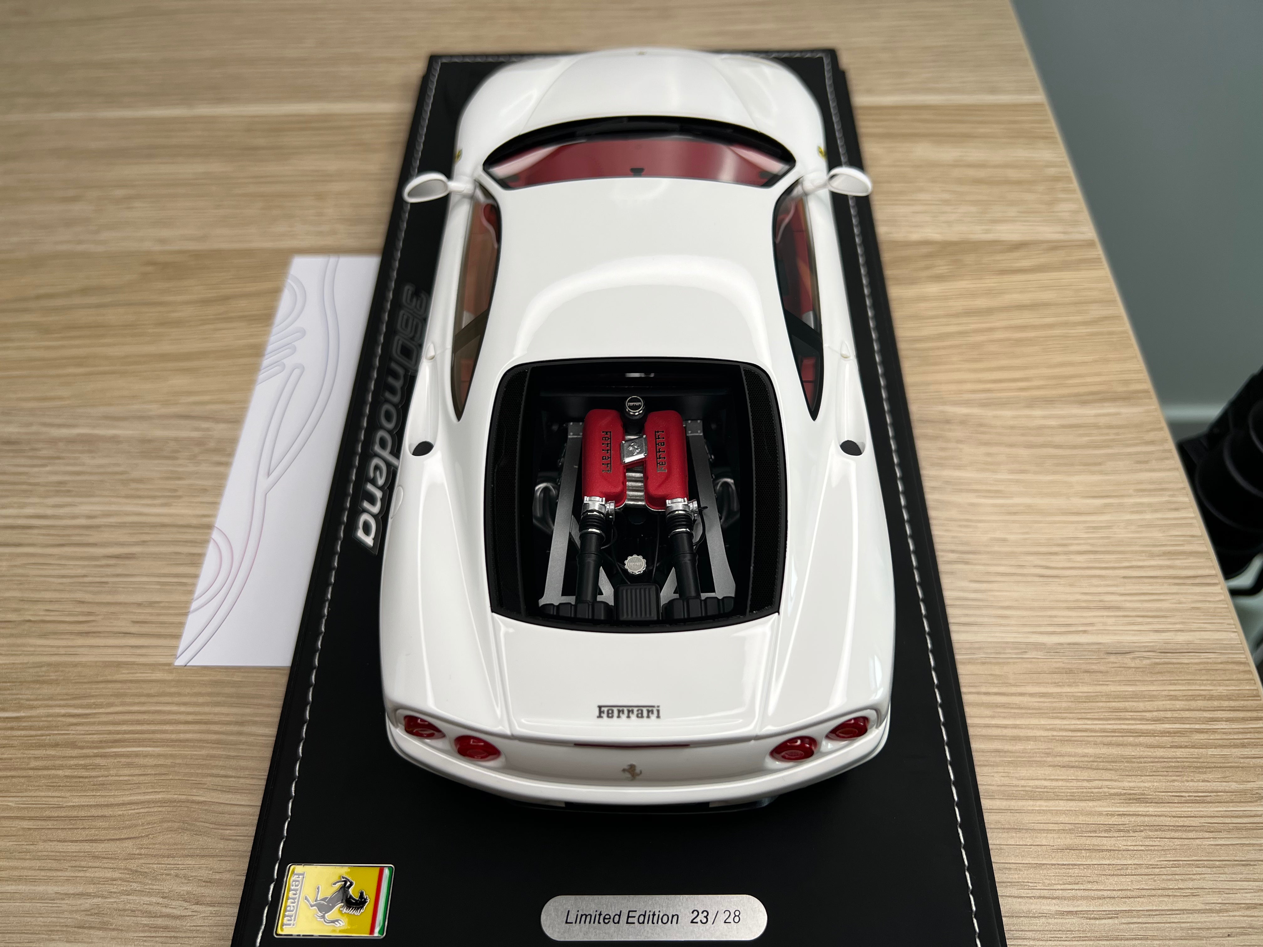 Ferrari 360 Modena - Bianco Avus - 1:18