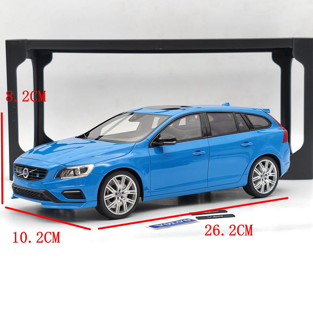 DNA Collectibles 1/18 Volvo V60 Polestar Engineered DNA000123 Resin Model Blue Toys Car Gift