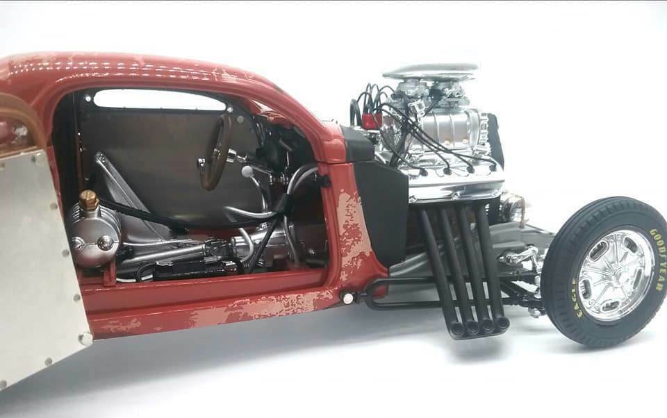 GMP 1:18 1934 Blown Altered Coupe - Rusted Steel GMP-18979