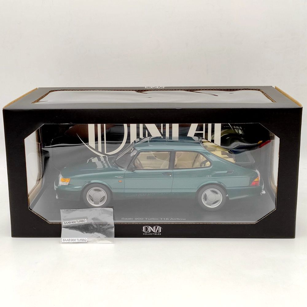 DNA Collectibles 1/18 Saab 900 Turbo T16 Airflow Green DNA000095 Resin Model Car Toys Gift
