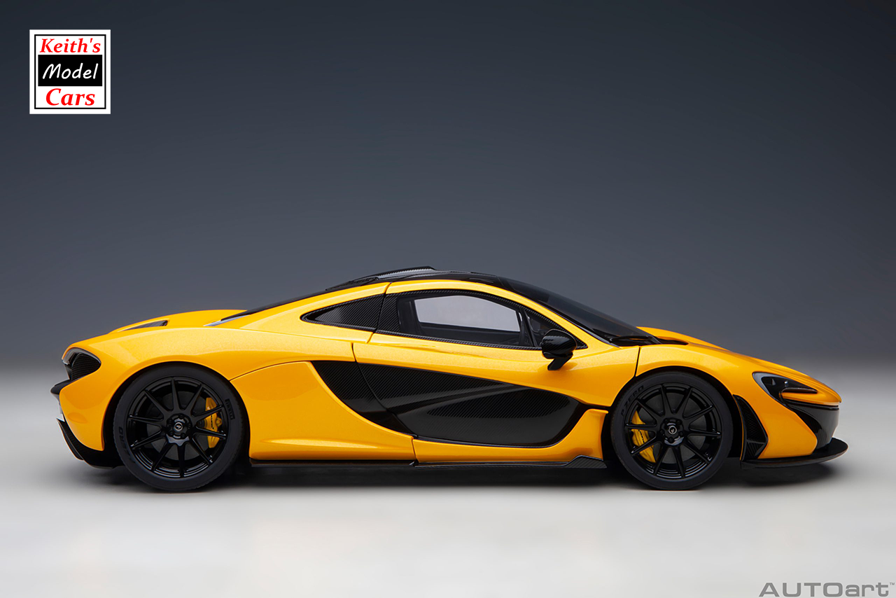 [1/18 Scale] McLaren P1 in Volcano Yellow (with yellow calipers) by AUTOart Models