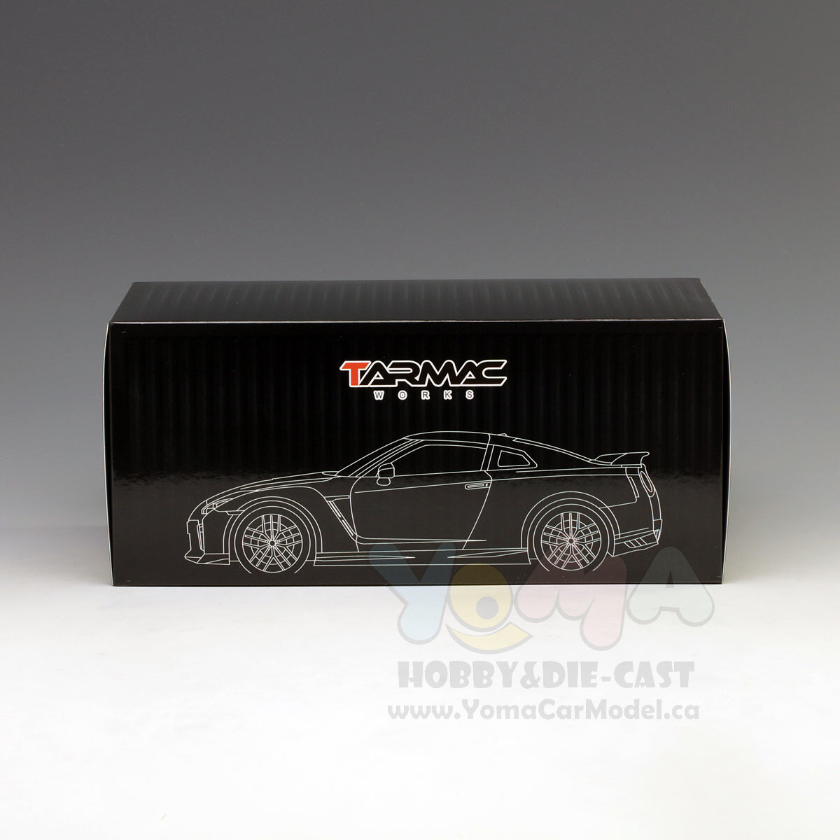 Tarmac Works 1:18 Nissan GT-R R35 2017 Dark Metal Grey T11-MG