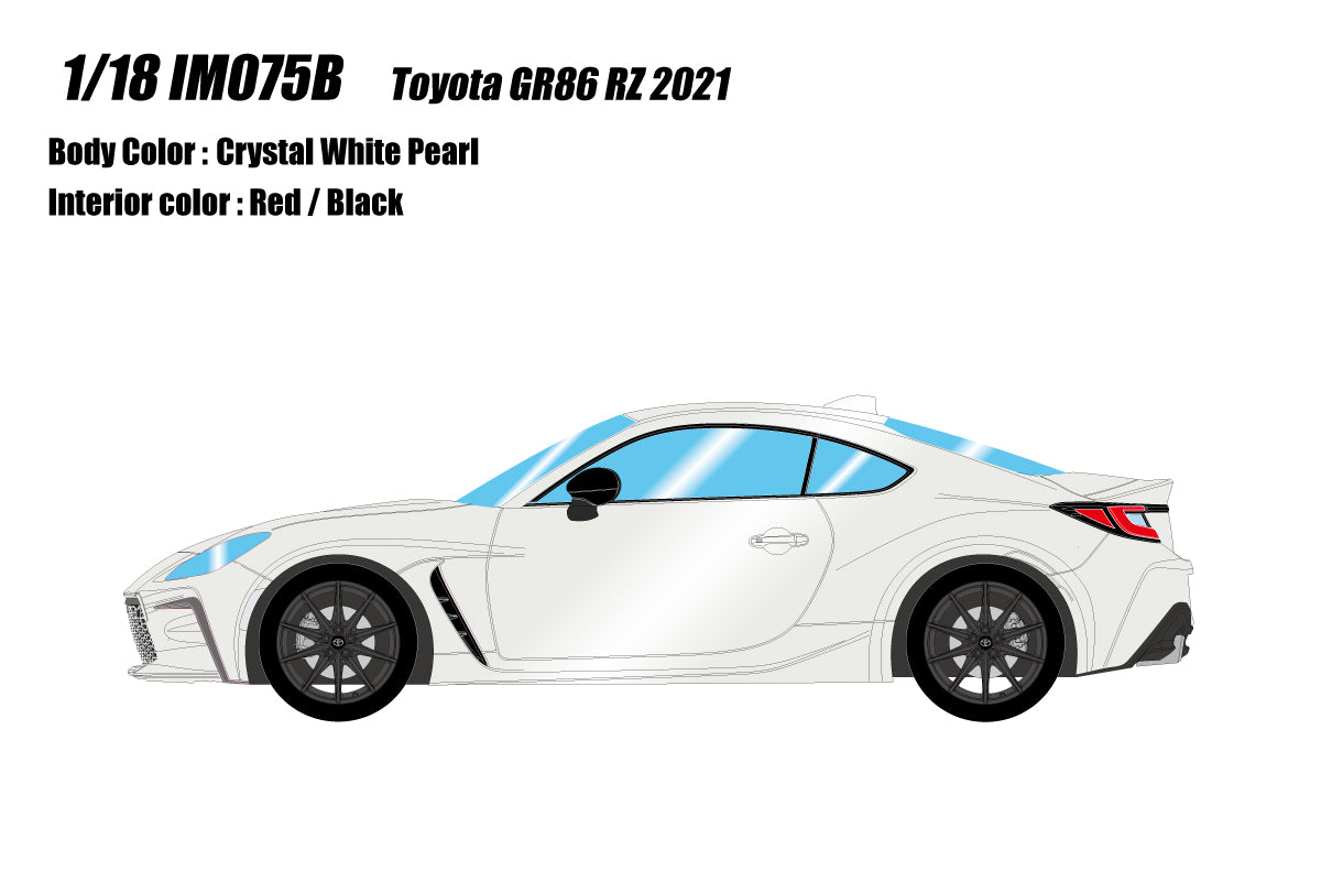 *PREORDER* Make Up Co., Ltd / IDEA 1:18 Toyota GR86 (RZ) 2021 Edition