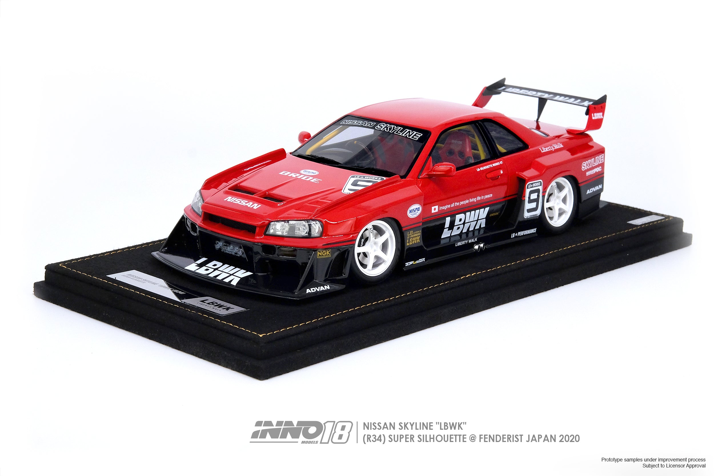 INNO64 1:18 Nissan Skyline (ER34) Super Silhouette 