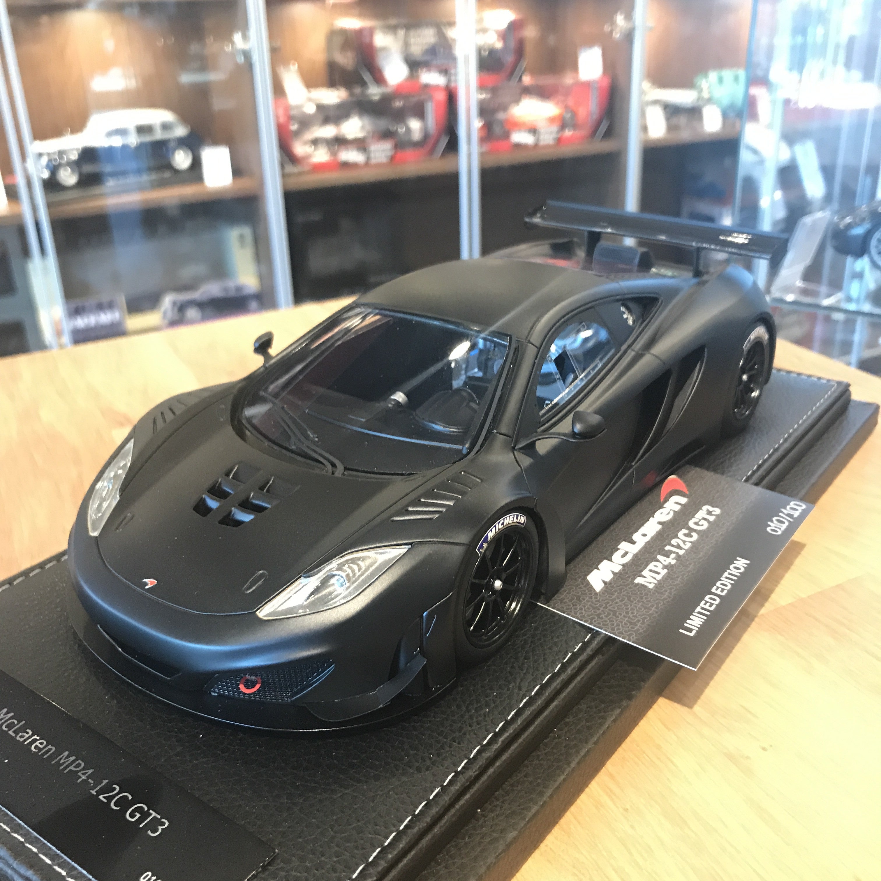 Peako 1/18 McLaren MP4-12C GT3 Matt Black 1804MB