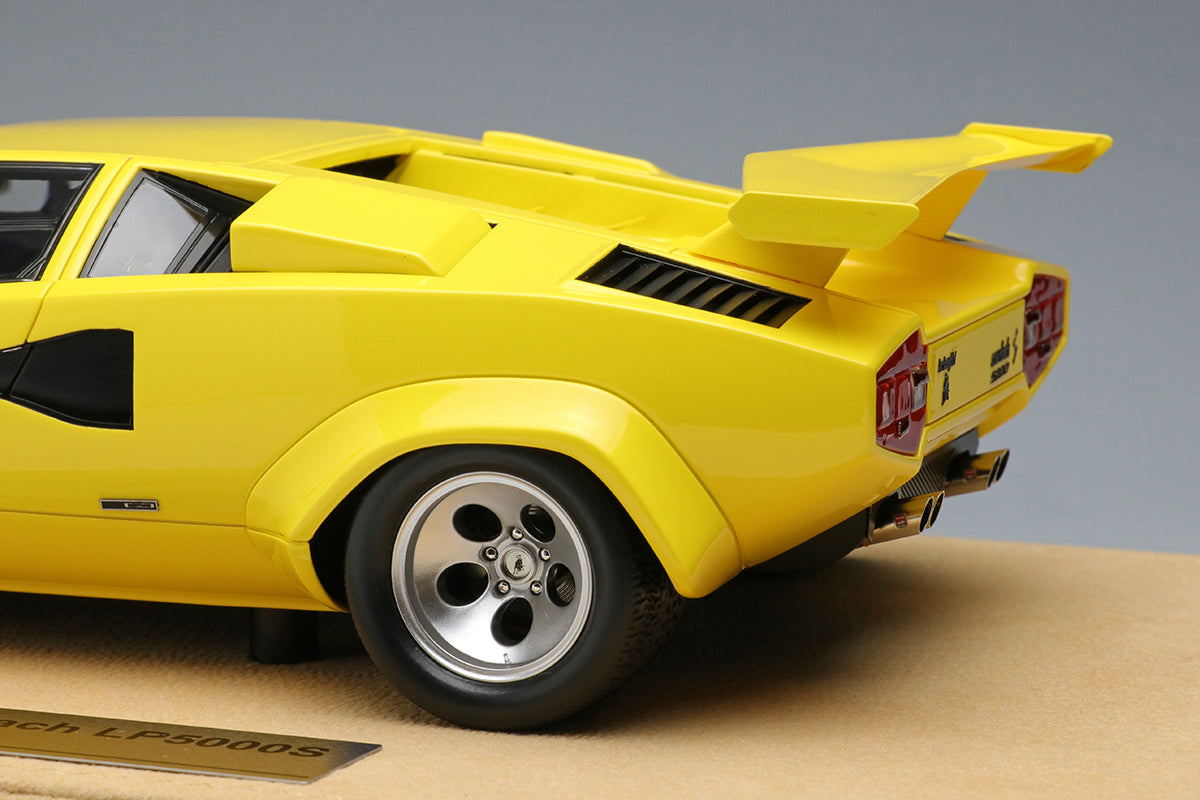 Lamborghini Countach LP5000S 1982 - yellow - 1:18