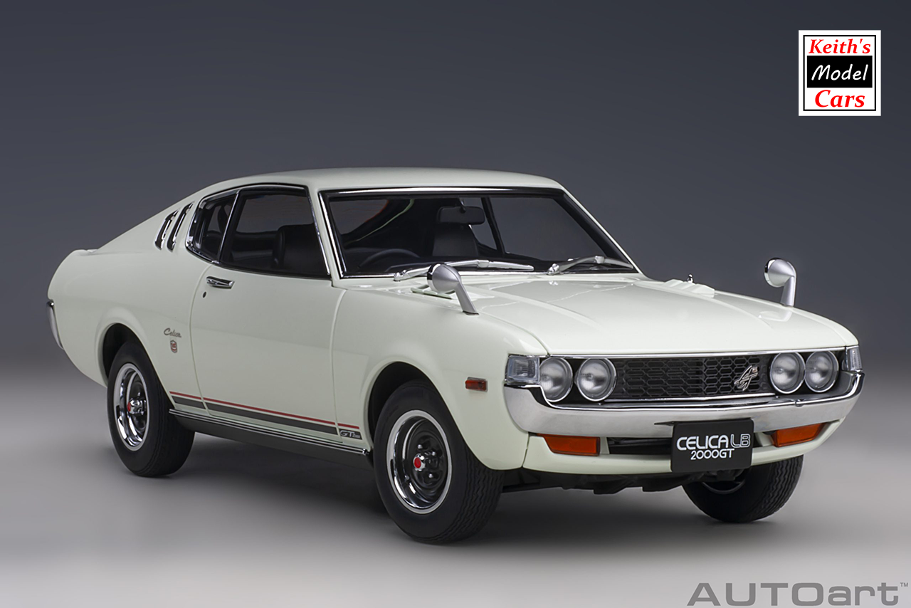 [1/18 Scale] Toyota Celica Liftback 2000GT (RA25) 1973 in White by AUTOart Models