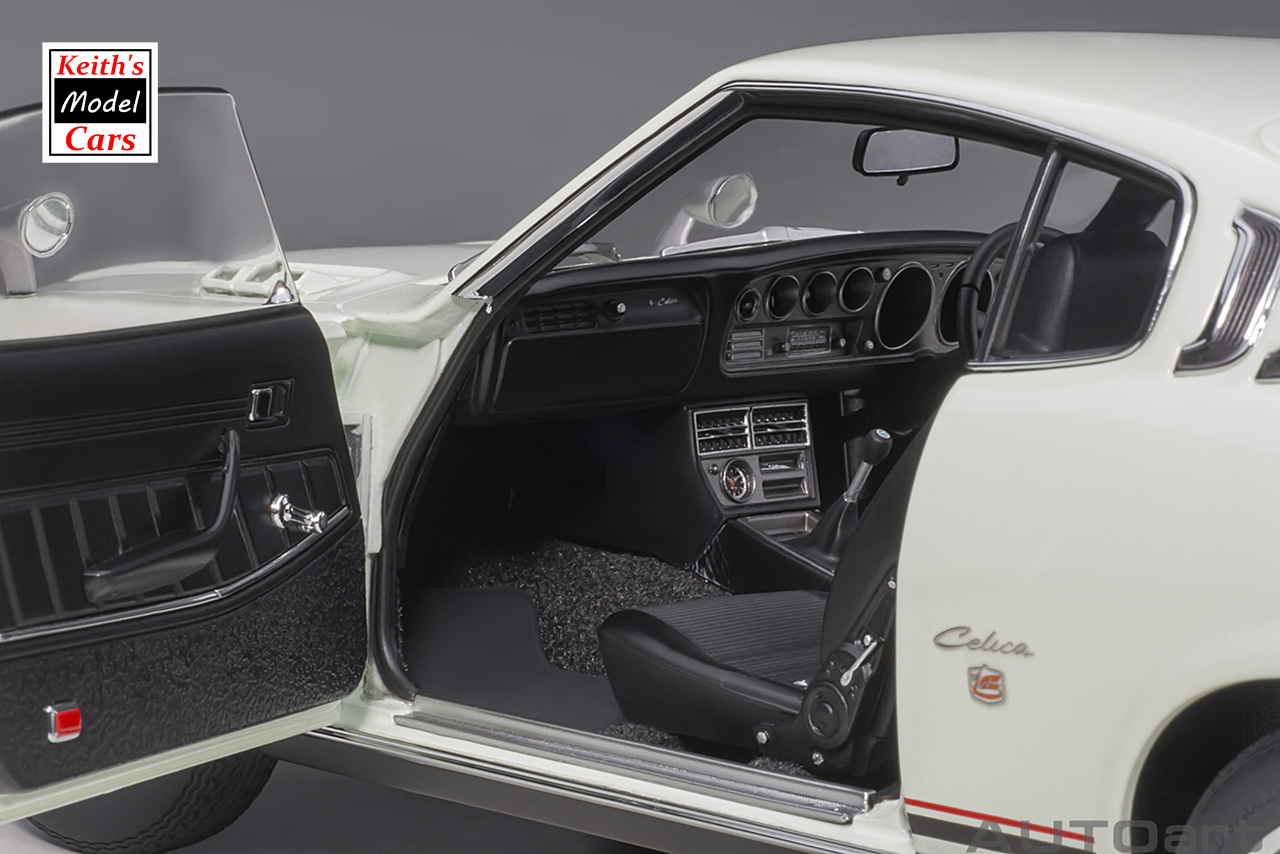 [1/18 Scale] Toyota Celica Liftback 2000GT (RA25) 1973 in White by AUTOart Models