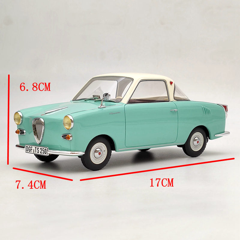 1/18 Schuco Goggomobil Coupe TS 250 Blue Resin Model Car Limited Collection