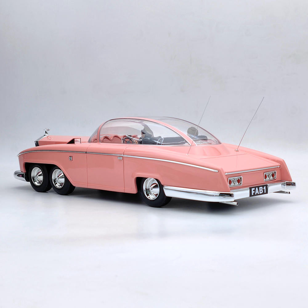 AMIE 1/18 Scale Rolls Royce Lady Penelope's Thunderbirds FAB1/FAB 1 Resin Toys Car Models Miniature Decoration Gifts