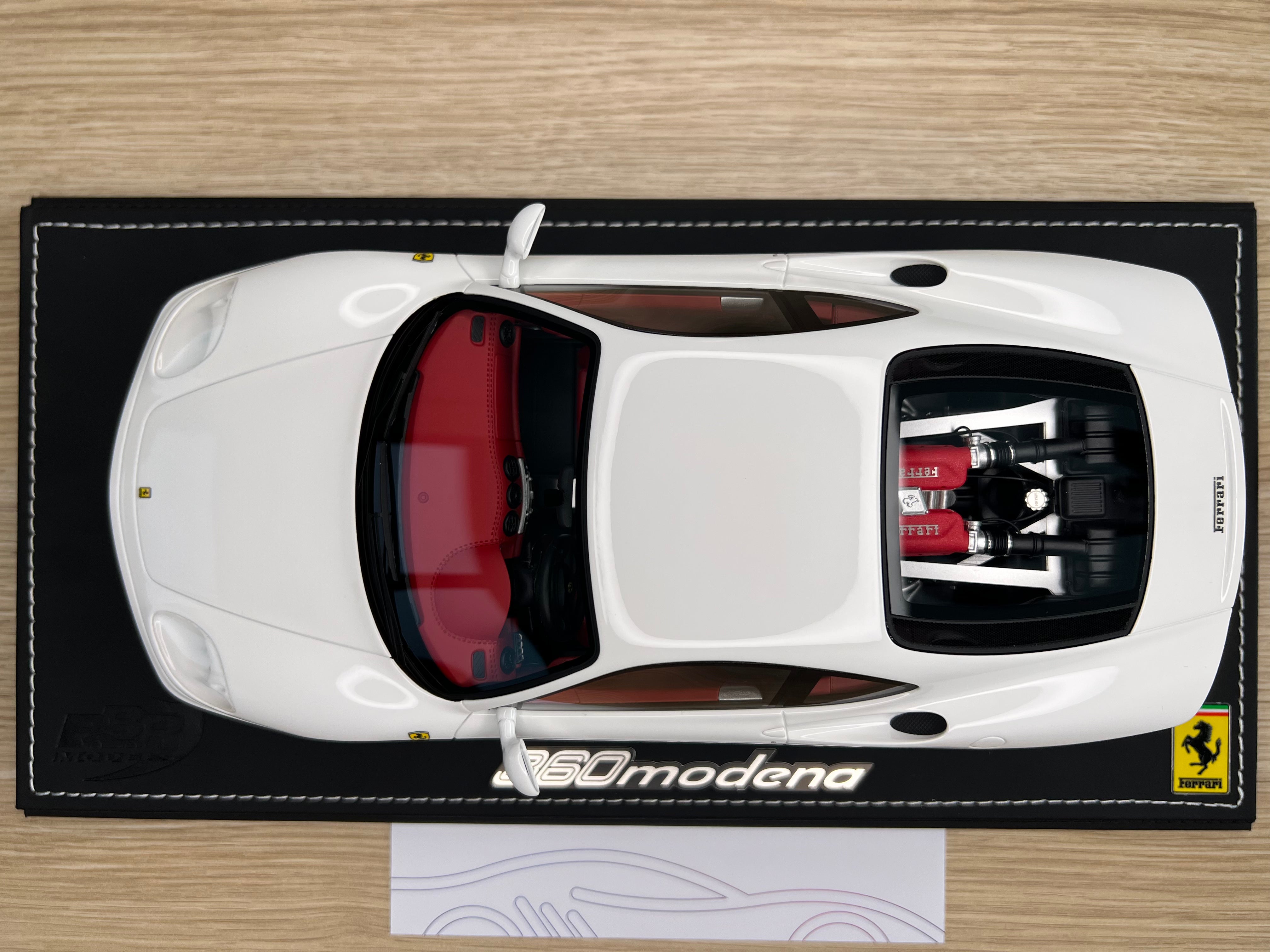 Ferrari 360 Modena - Bianco Avus - 1:18