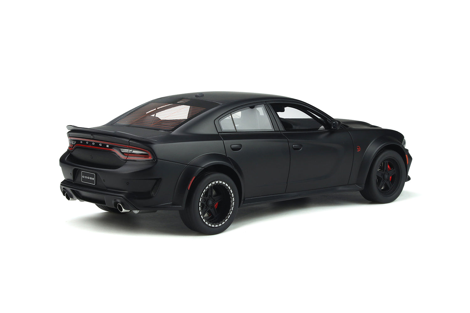 GT Spirit 1:18 2020 Dodge Charger SRT Hellcat Widebody Tuned by Speedkore Matte Black GT301