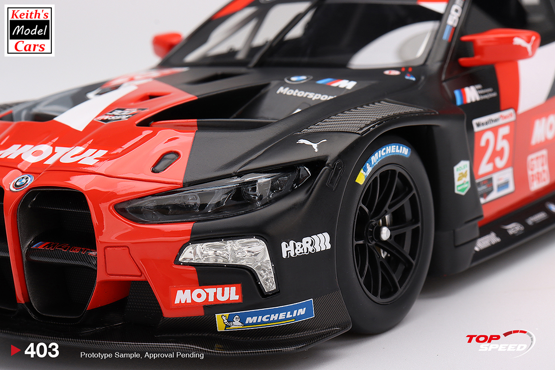 [1/18 Scale] BMW M4 GT3 - BMW Team RLL - 2022 IMSA Daytona 24 Hrs (No.25 C. de Phillippi/J. Edwards/A. Farfus/J. Krohn) by TopSpeed-Models