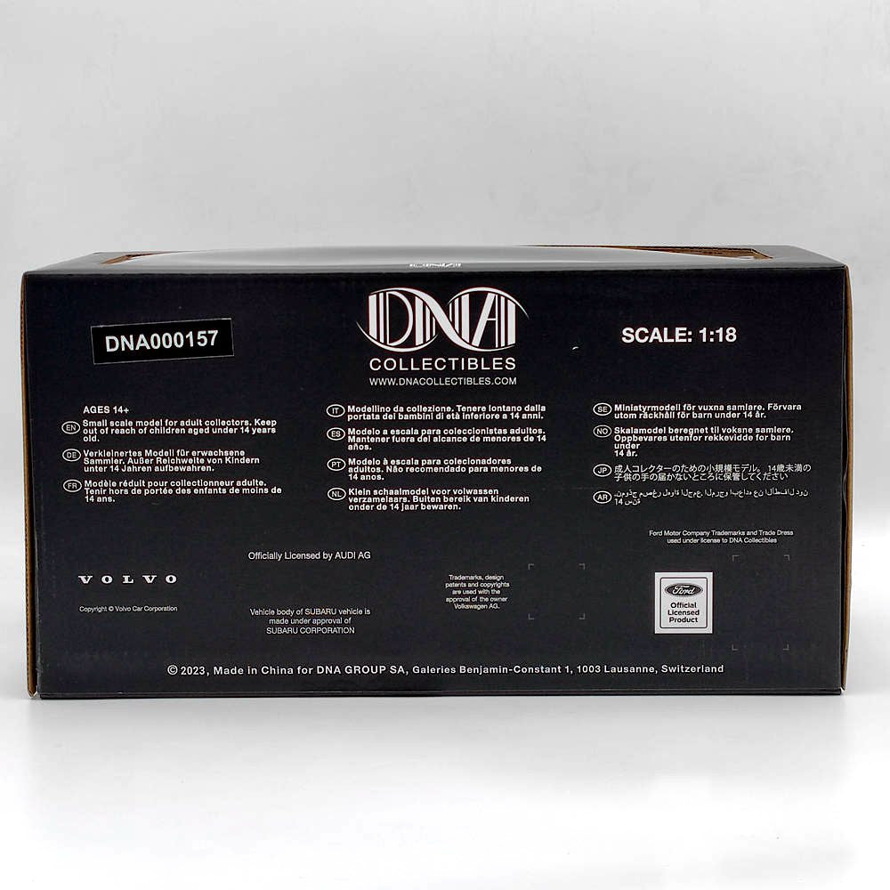 DNA Collectibles 1/18 Volvo 164 E 1972 DNA000157 Resin Model Car Limited Green Toys Gift