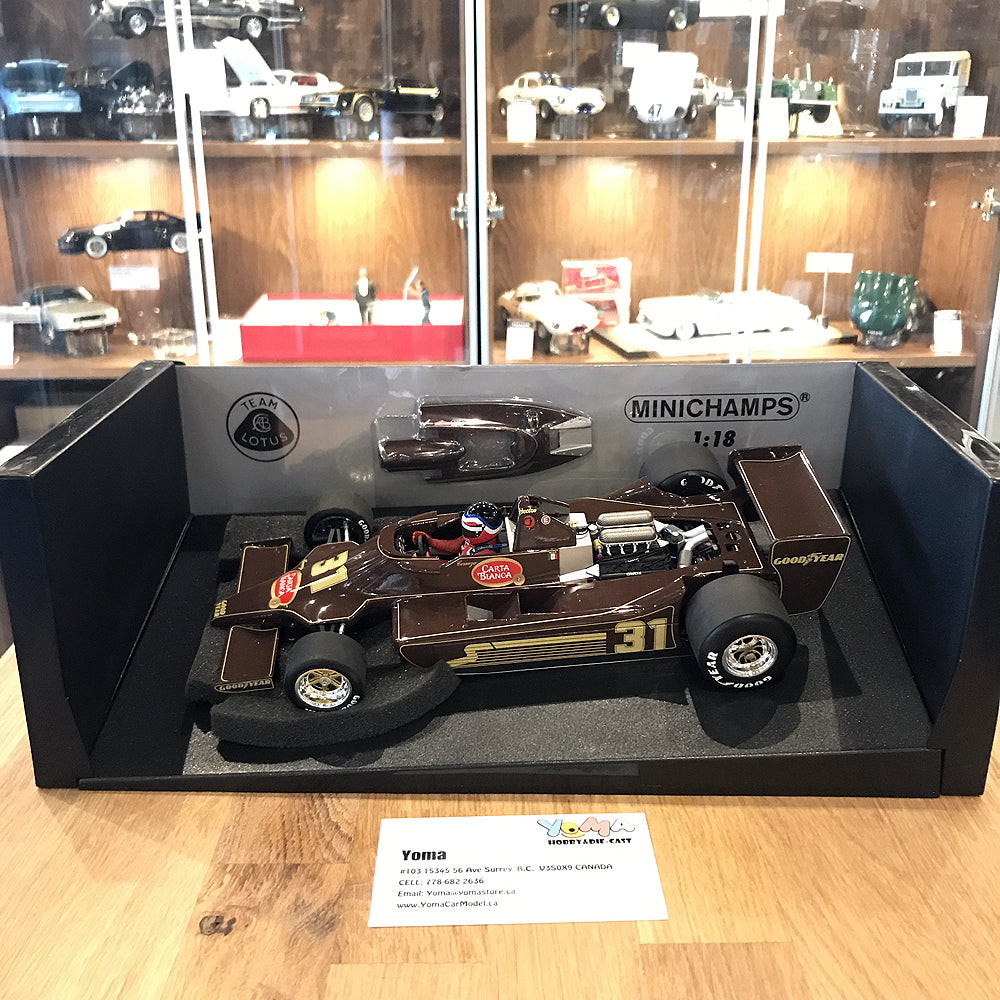 Minichamps 1:18 Lotus Ford 79 #31 Hector Rebaque 1979 100790031