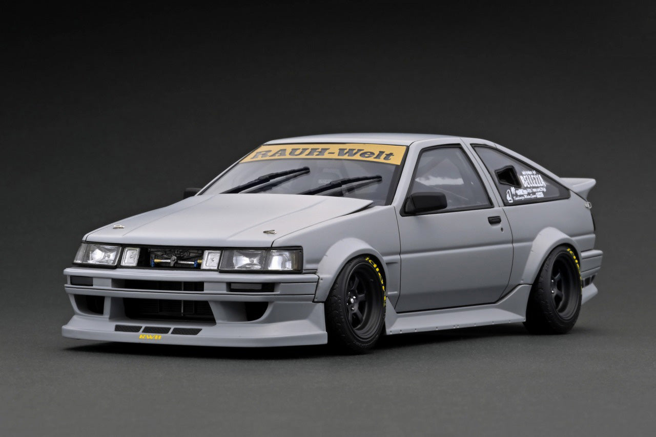 *PREORDER* Ignition Model 1:18 Toyota AE86 RWB in Matte Gray