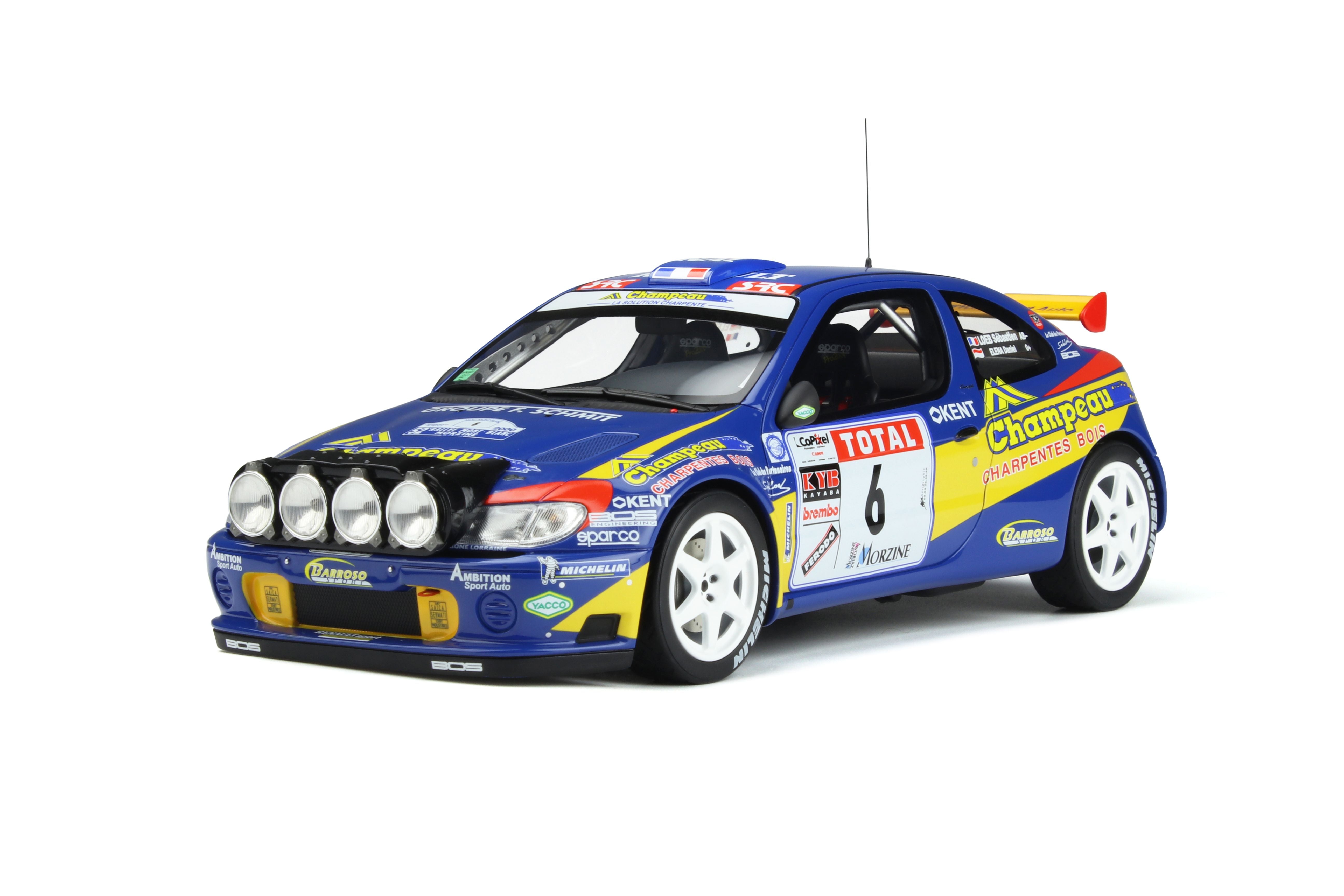 OTTO 1:18 Renault Megane Maxi #6 Rally of Monte Blanc 2000 OT960