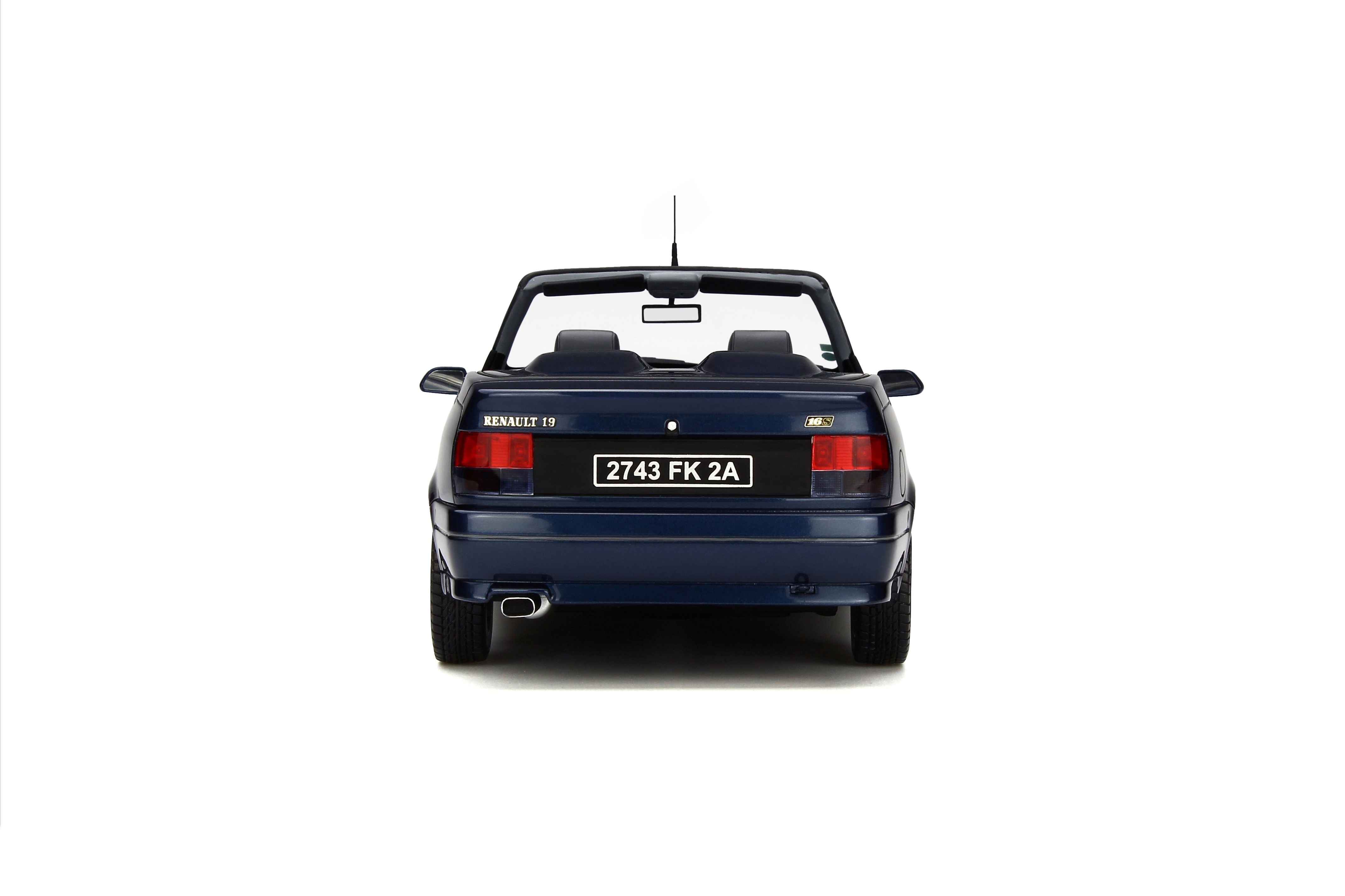 OTTO 1:18 Renault 19 16S Cabriolet Blue sport 449 Resin Model Car OT673