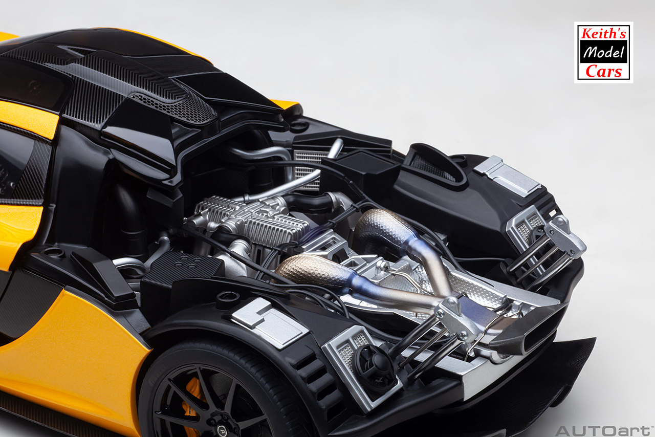 [1/18 Scale] McLaren P1 in Volcano Yellow (with yellow calipers) by AUTOart Models