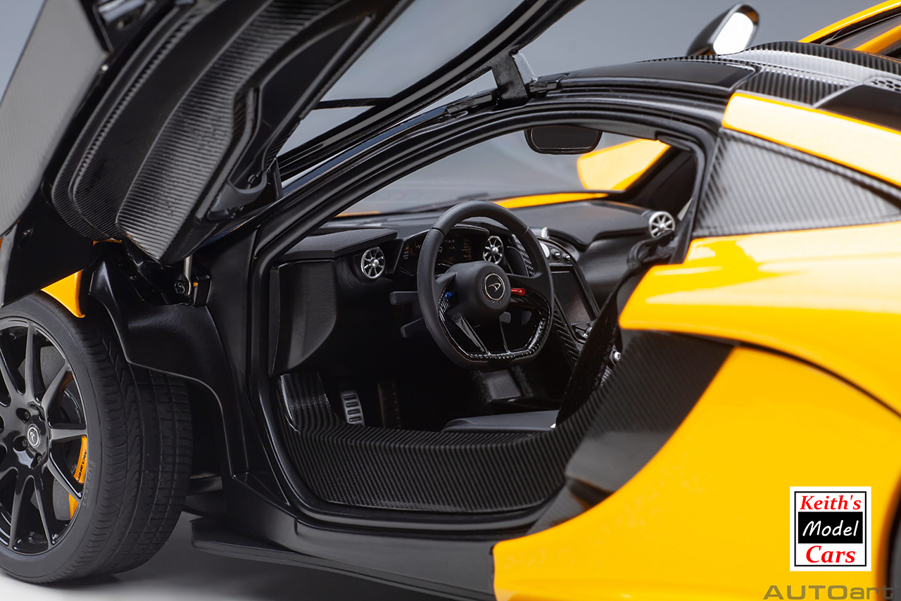 [1/18 Scale] McLaren P1 in Volcano Yellow (with yellow calipers) by AUTOart Models