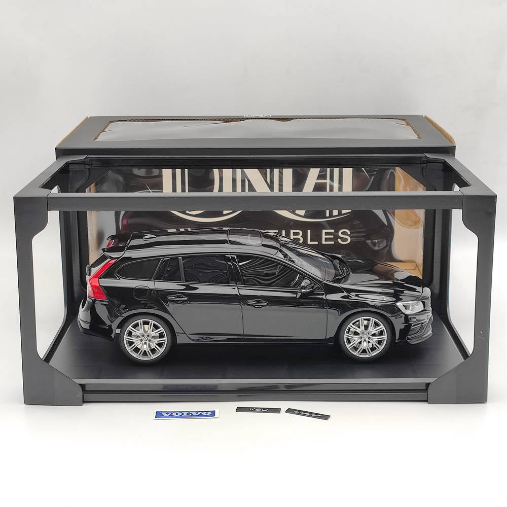 DNA Collectibles 1/18 Volvo V60 Polestar Engineered DNA000124 Resin Model Black Toys Car Gift