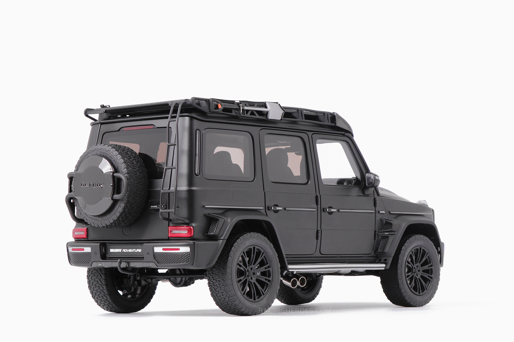 Brabus G-Class Mercedes AMG G 63 2020 Adventure Designo Night Black Magno 1:18 by Almost Real
