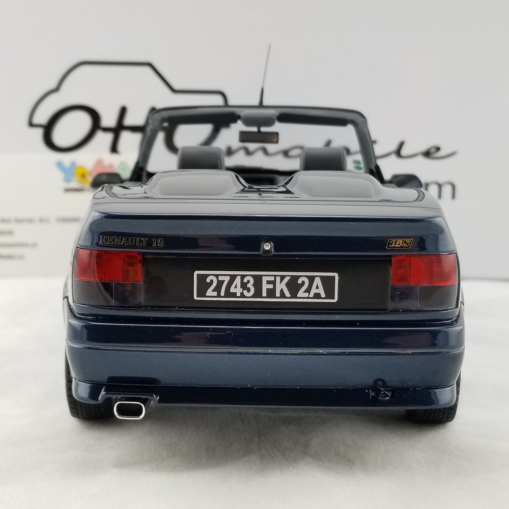 OTTO 1:18 Renault 19 16S Cabriolet Blue sport 449 Resin Model Car OT673