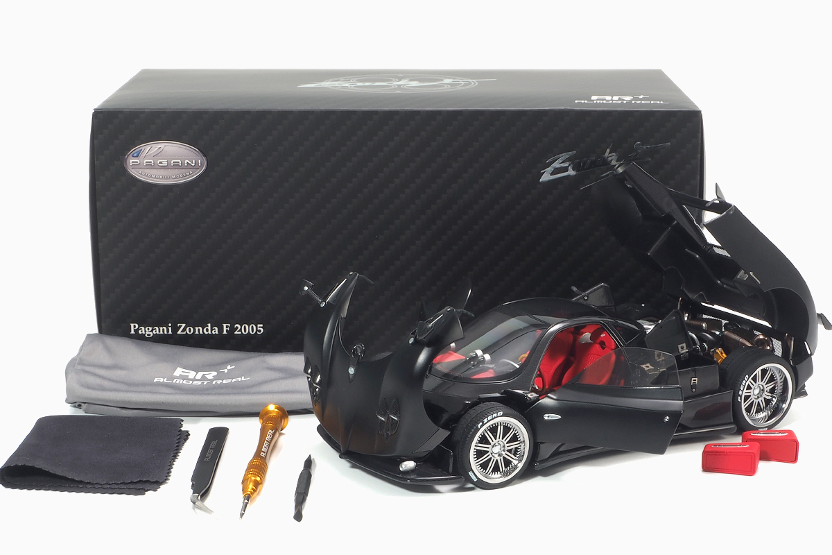 Pagani Zonda F 2005  Matt Black “Limited Edition 500” 1:18 by Almost Real