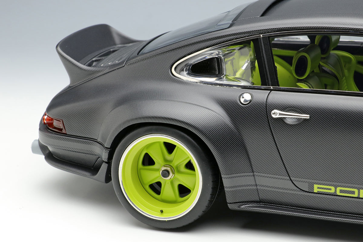 *PREORDER* Make Up Co., Ltd / Eidolon 1:18 Porsche Singer 911 DLS 2022 Matte Visible Carbon